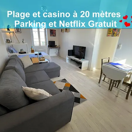 Beau Studio Avec Vue Sur Mer Et Parking Gratuit Luc-sur-Mer Exterior photo